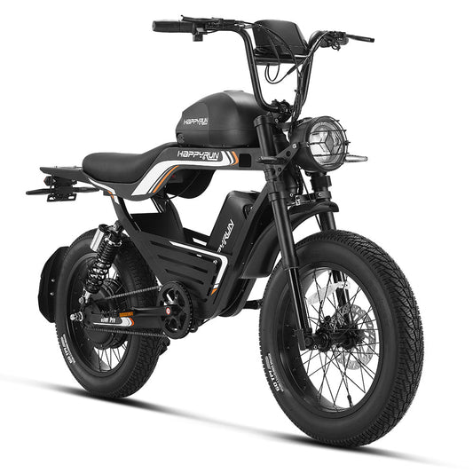 HappyRun | G100 Pro Electric Bike 6000W Dual Battery, 72V Power