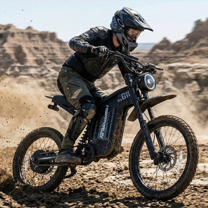 HappyRun | 4500W Electric Dirt Bike G18 Pro | G18Pro-black