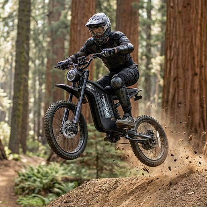 HappyRun | 4500W Electric Dirt Bike G18 Pro | G18Pro-black