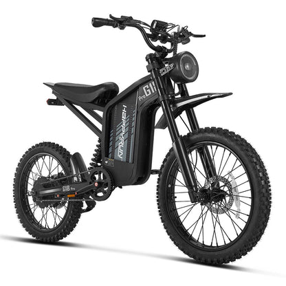 HappyRun | 4500W Electric Dirt Bike G18 Pro | G18Pro-black