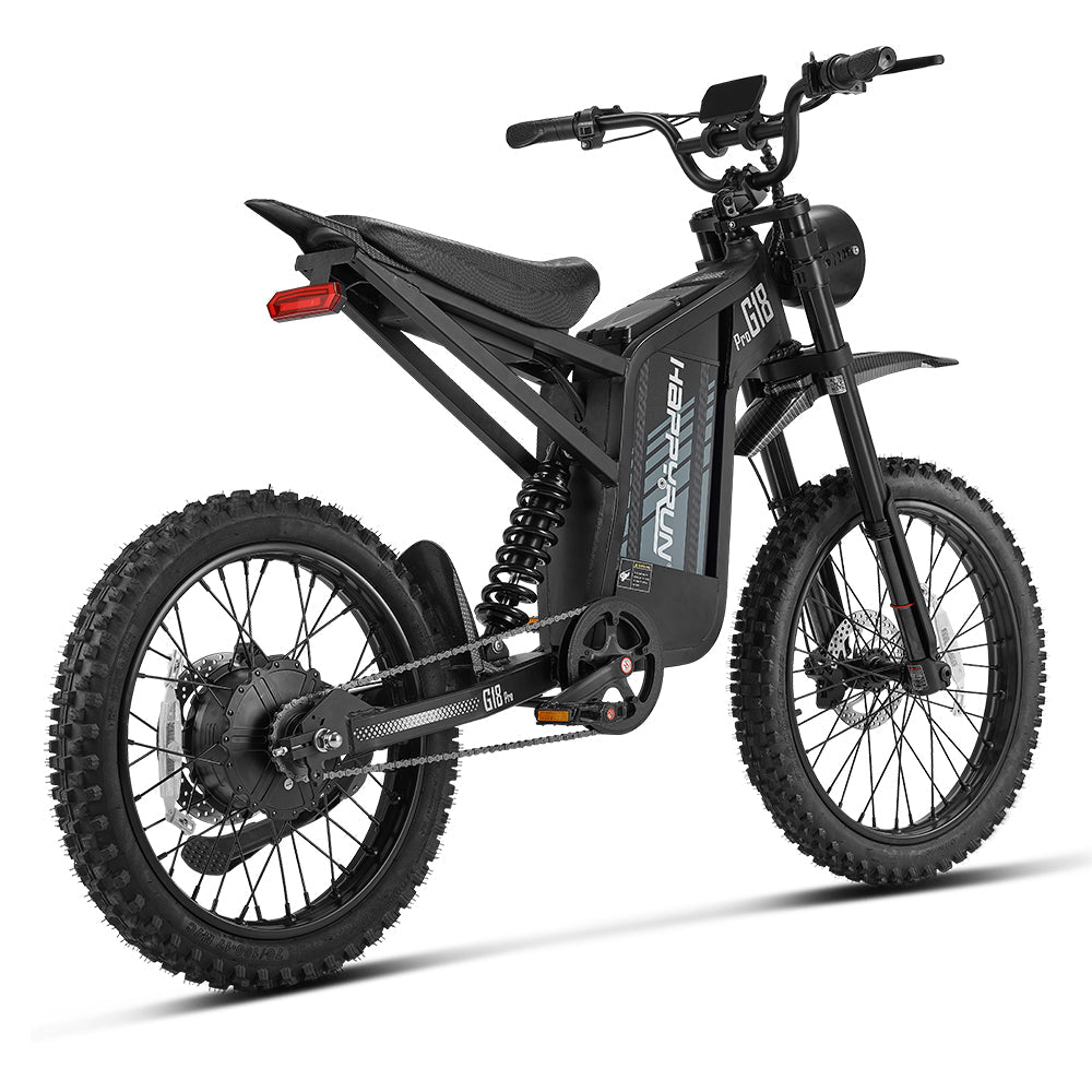 HappyRun | 4500W Electric Dirt Bike G18 Pro | G18Pro-black