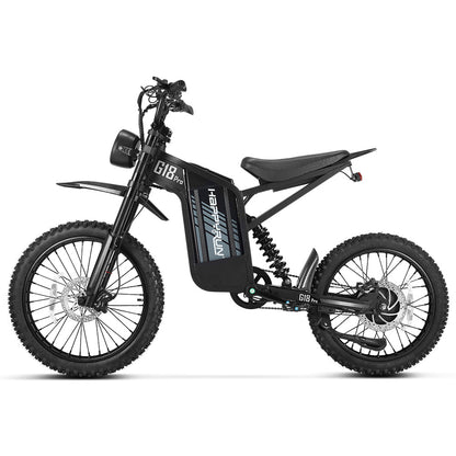 HappyRun | 4500W Electric Dirt Bike G18 Pro | G18Pro-black