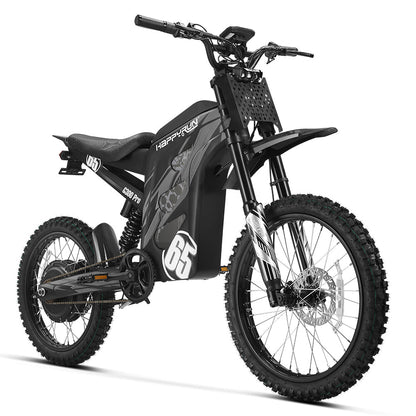 HappyRun | G300 Pro Electric Dirt Bike 6500W Peak Motor, 50 MPH Top Speed
