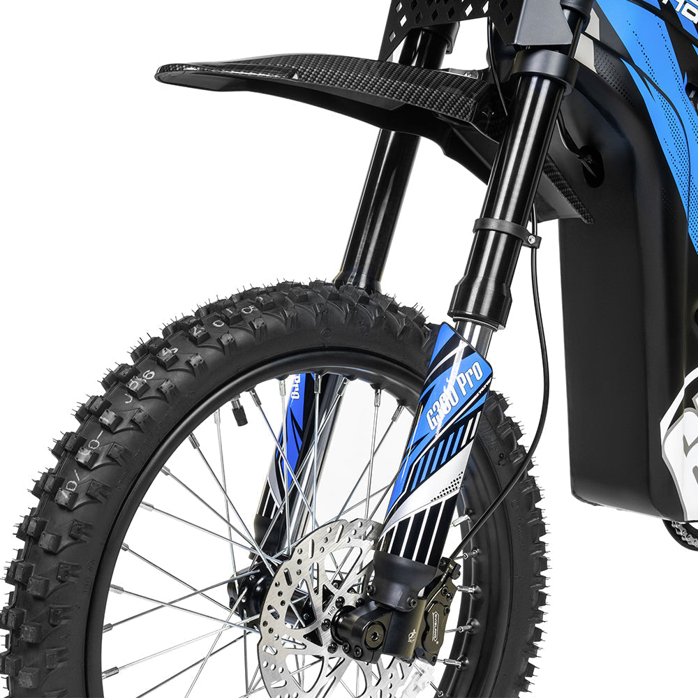 HappyRun | G300 Pro Electric Dirt Bike 6500W Peak Motor, 50 MPH Top Speed