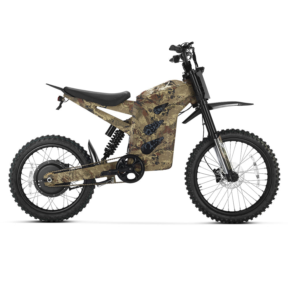 HappyRun | G300 Pro Electric Dirt Bike 6500W Peak Motor, 50 MPH Top Speed