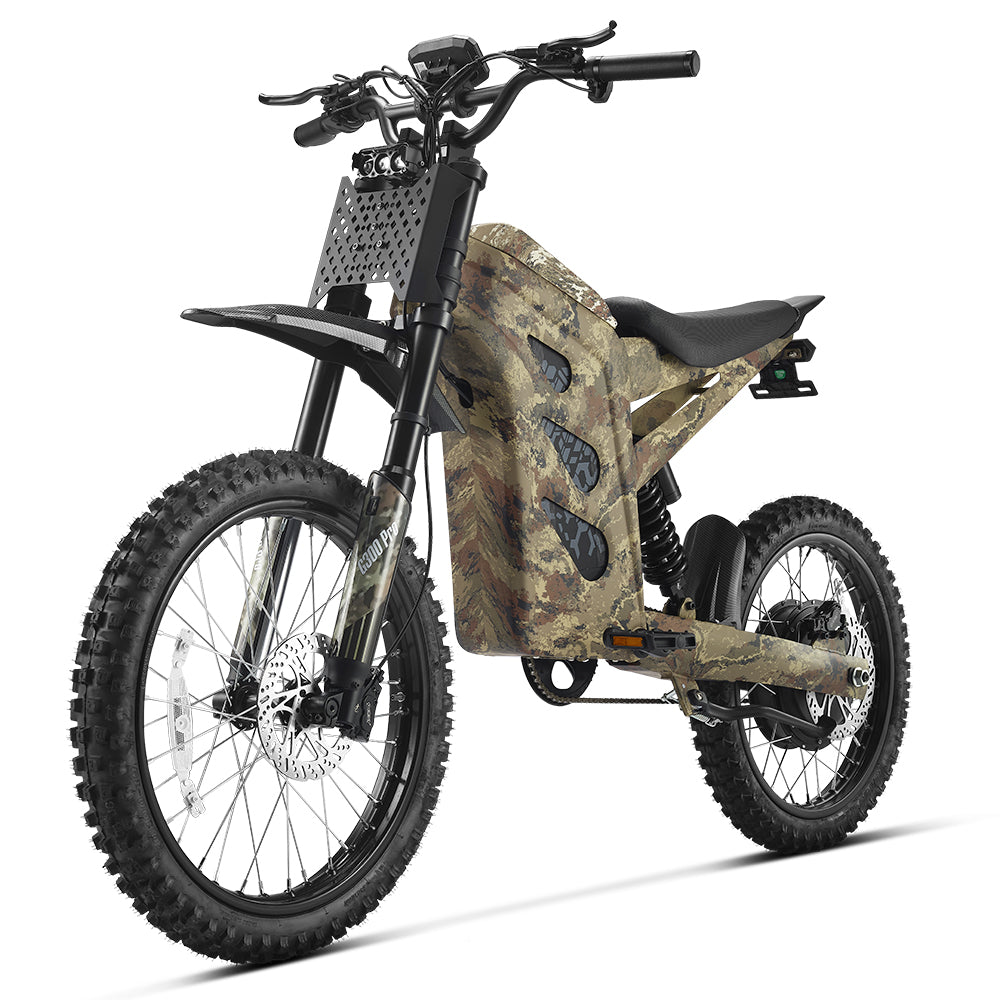 HappyRun | G300 Pro Electric Dirt Bike 6500W Peak Motor, 50 MPH Top Speed