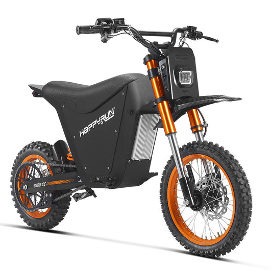 HappyRun | G300 SE Off-Road Electric Dirt Bike 4500W Mid-Drive Orange - Recreational Off-Road Use Only