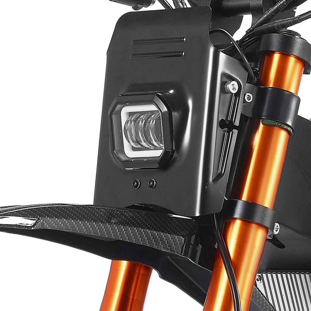 HappyRun | G300 SE Off-Road Electric Dirt Bike 4500W Mid-Drive Orange - Recreational Off-Road Use Only