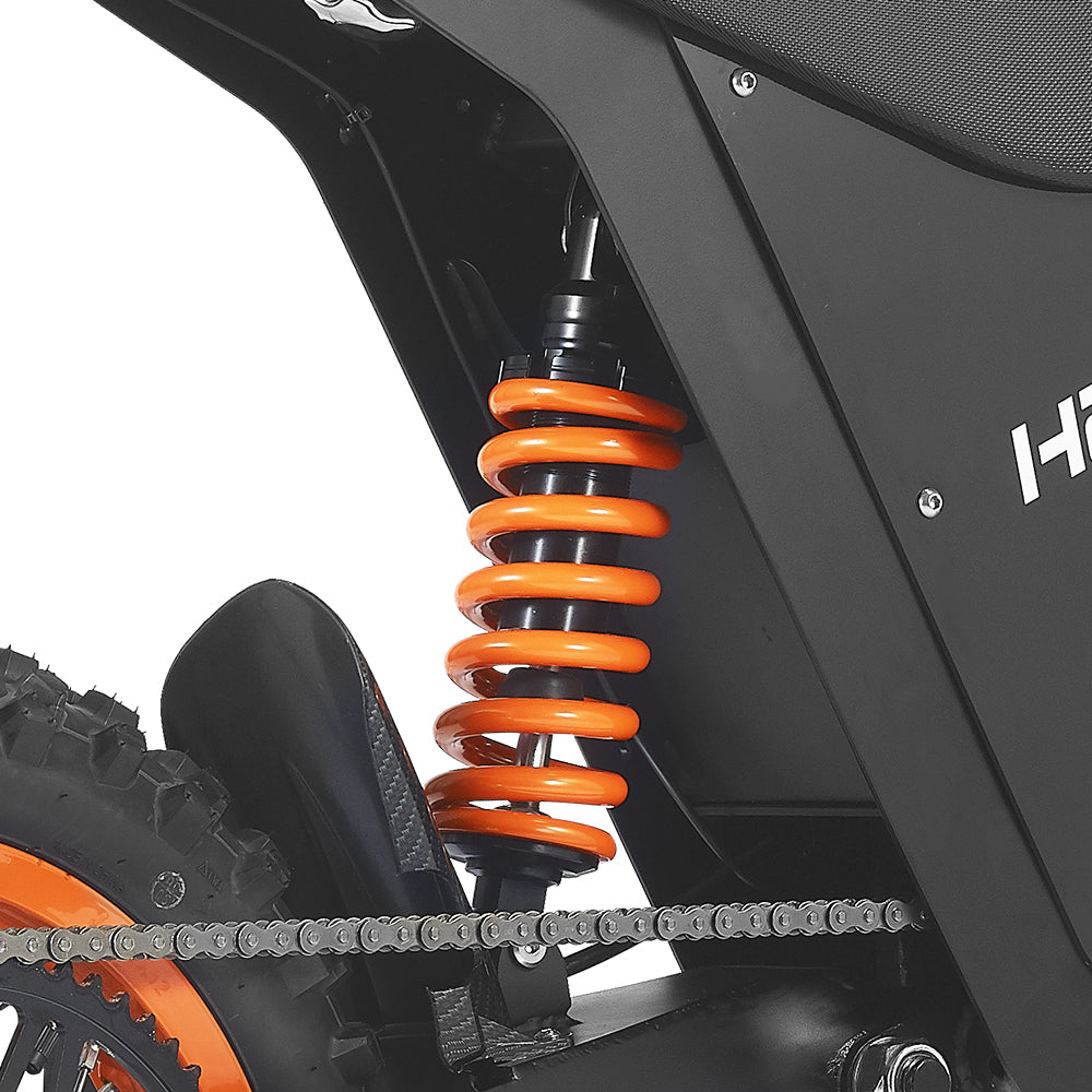 HappyRun | G300 SE Off-Road Electric Dirt Bike 4500W Mid-Drive Orange - Recreational Off-Road Use Only