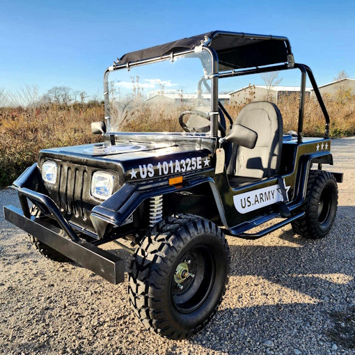 GSI - Adult Mini Jeep Inferno 200cc with Spare Tire Truck Gas Golf Cart Mini jeep Vehicle - GR-9