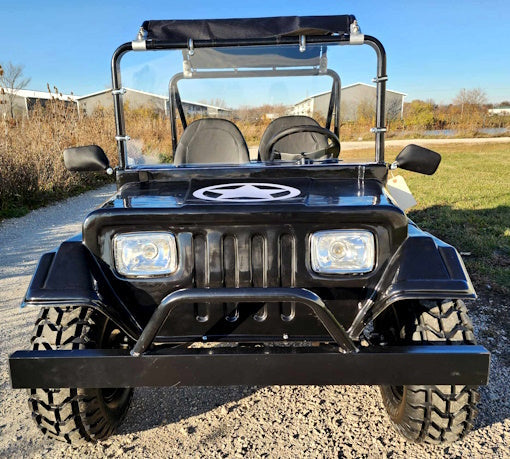 GSI - Adult Mini Jeep Inferno 200cc with Spare Tire Truck Gas Golf Cart Mini jeep Vehicle - GR-9