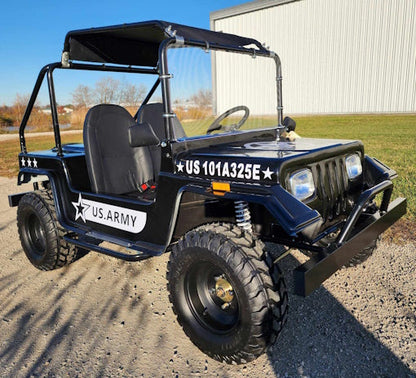 GSI - Adult Mini Jeep Inferno 200cc with Spare Tire Truck Gas Golf Cart Mini jeep Vehicle - GR-9