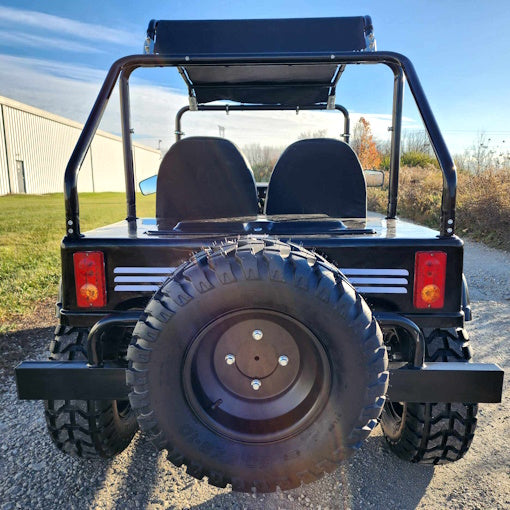 GSI - Adult Mini Jeep Inferno 200cc with Spare Tire Truck Gas Golf Cart Mini jeep Vehicle - GR-9