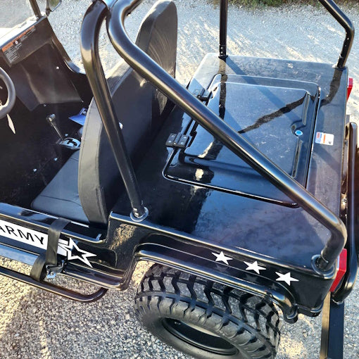 GSI - Adult Mini Jeep Inferno 200cc with Spare Tire Truck Gas Golf Cart Mini jeep Vehicle - GR-9