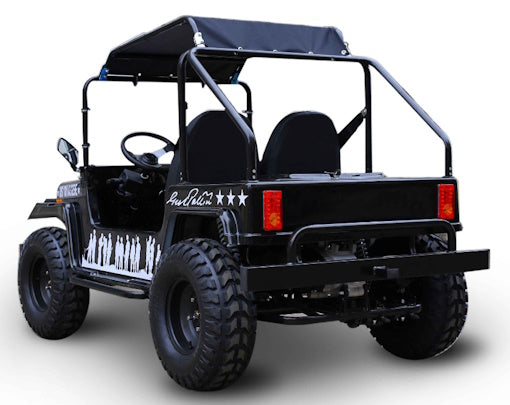 GSI - Adult Mini Jeep Inferno 200cc with Spare Tire Truck Gas Golf Cart Mini jeep Vehicle - GR-9