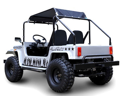 GSI - Adult Mini Jeep Inferno 200cc with Spare Tire Truck Gas Golf Cart Mini jeep Vehicle - GR-9