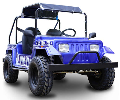 GSI - Adult Mini Jeep Inferno 200cc with Spare Tire Truck Gas Golf Cart Mini jeep Vehicle - GR-9