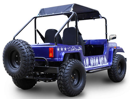 GSI - Adult Mini Jeep Inferno 200cc with Spare Tire Truck Gas Golf Cart Mini jeep Vehicle - GR-9