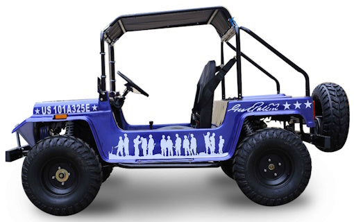 GSI - Adult Mini Jeep Inferno 200cc with Spare Tire Truck Gas Golf Cart Mini jeep Vehicle - GR-9