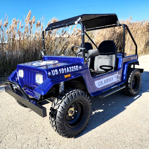 GSI - Adult Mini Jeep Inferno 200cc with Spare Tire Truck Gas Golf Cart Mini jeep Vehicle - GR-9