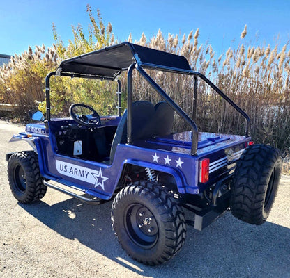GSI - Adult Mini Jeep Inferno 200cc with Spare Tire Truck Gas Golf Cart Mini jeep Vehicle - GR-9