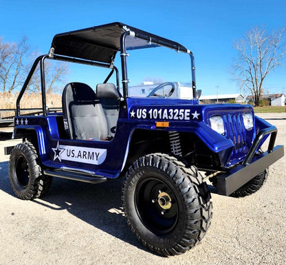 GSI - Adult Mini Jeep Inferno 200cc with Spare Tire Truck Gas Golf Cart Mini jeep Vehicle - GR-9