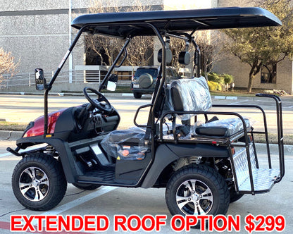 Brand New Gas UTV Hybrid Linhai Big Hammer 200 GVX Side by Side UTV With Custom Rims/Tires - Gray