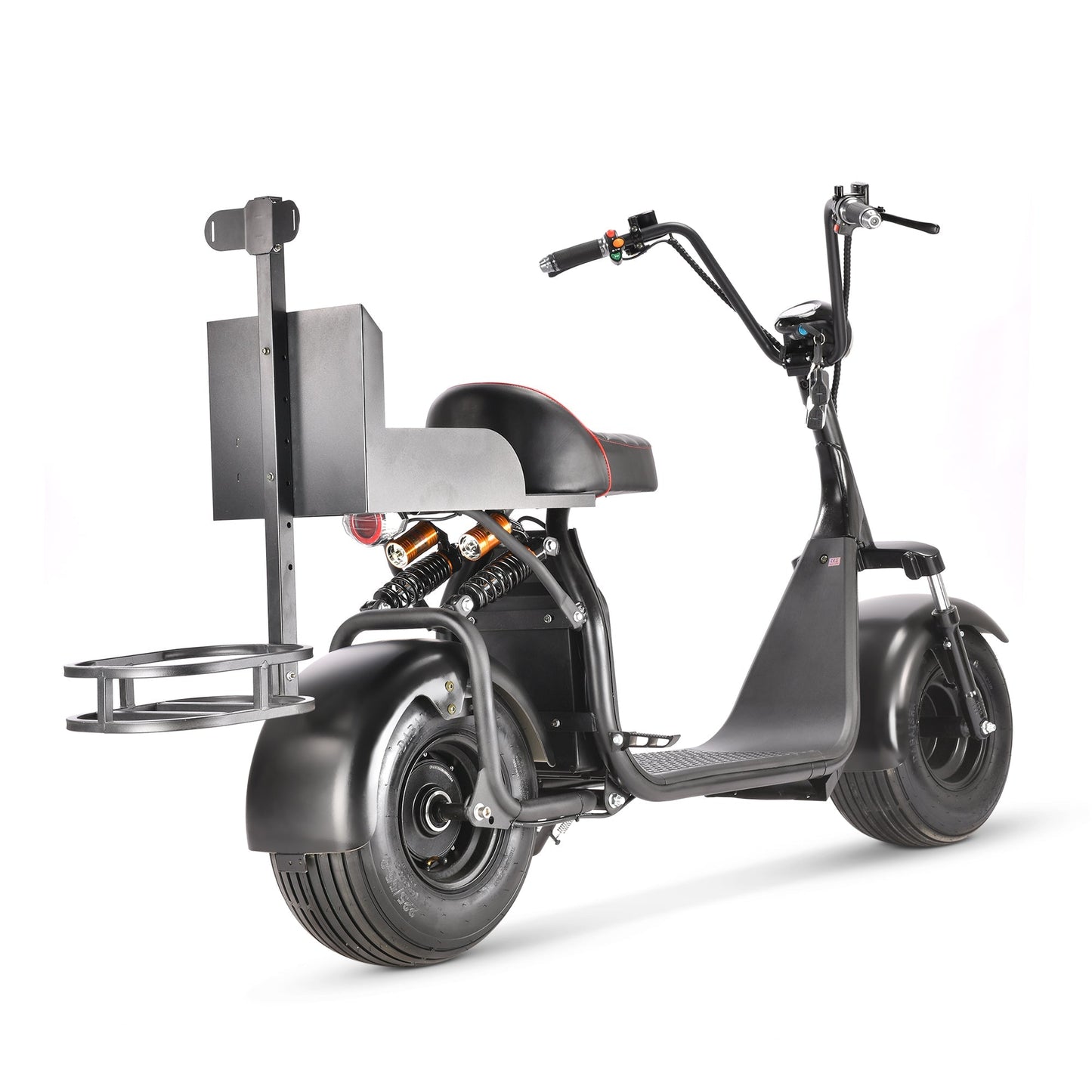 SoverSky X7 Electric Golf Course Scooter 2000W Fat Tire Black - Private Course Use Only