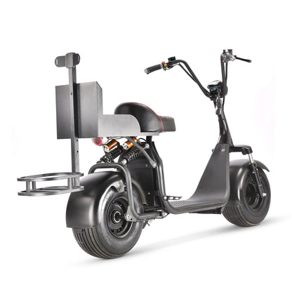 SoverSky X7 Electric Golf Course Scooter 2000W Fat Tire Black - Private Course Use Only
