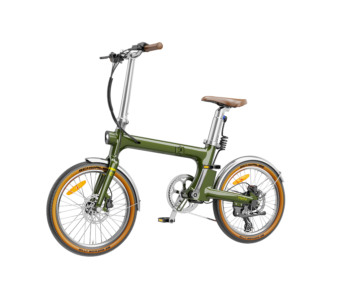 Heybike Helio F Lightweight Folding E-Bike | 40 lbs