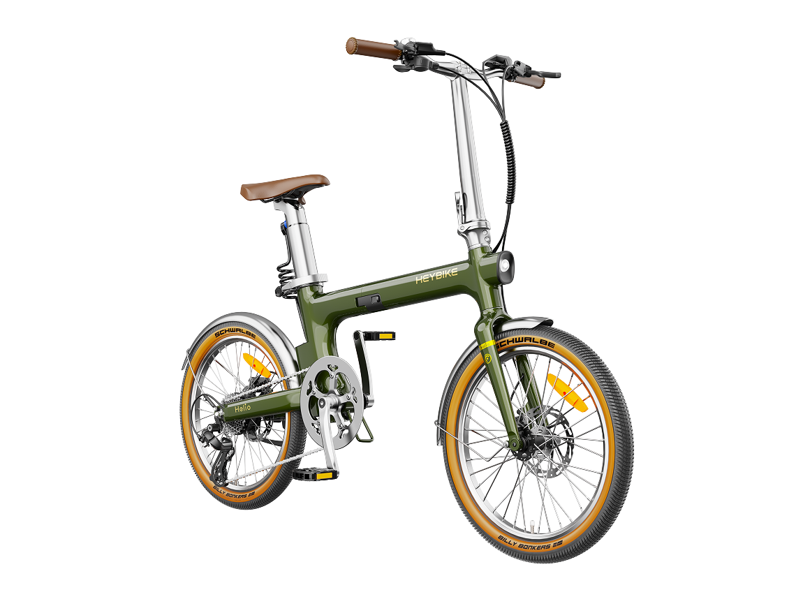 Heybike Helio F Lightweight Folding E-Bike | 40 lbs