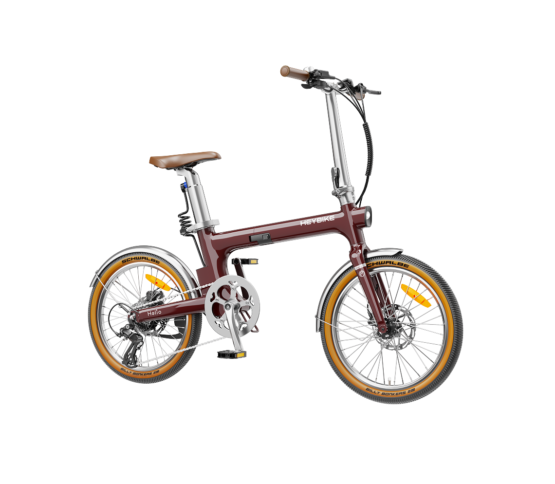Heybike Helio F Lightweight Folding E-Bike | 40 lbs