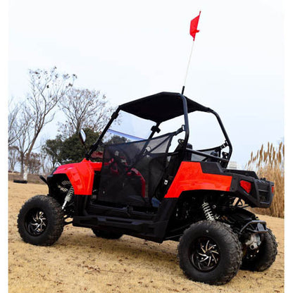200cc Highlander UTV Fuel Injected Utility Vehicle Gas Golf Cart Alternate Fully Loaded - YK200U - BLUE