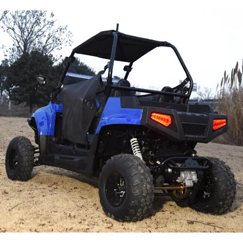 200cc Highlander UTV Fuel Injected Utility Vehicle Gas Golf Cart Alternate Fully Loaded - YK200U - BLUE