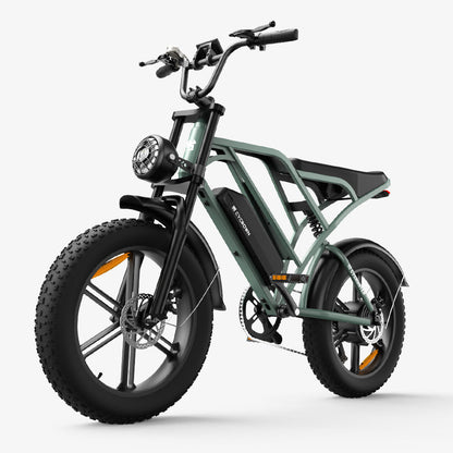 Cycrown CycHunter/CycHunter 2.0 -  48V 13Ah 1000W/1500W peak Class 3 Moped-Style Electric Bike - Full Suspension, Shimano 7-Speed - 100% Financing Available!