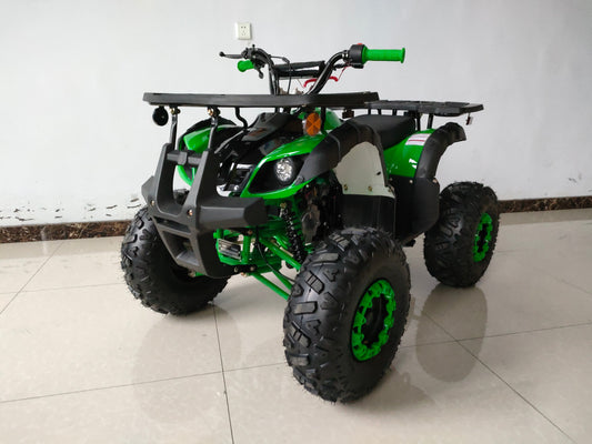 RPS Mini Desert 125CRT Mid-Size Youth ATV - 125cc, Bead Lock Style Rims, Front & Rear Racks, Automatic with Reverse with Free Battery Charge, up to $49 value