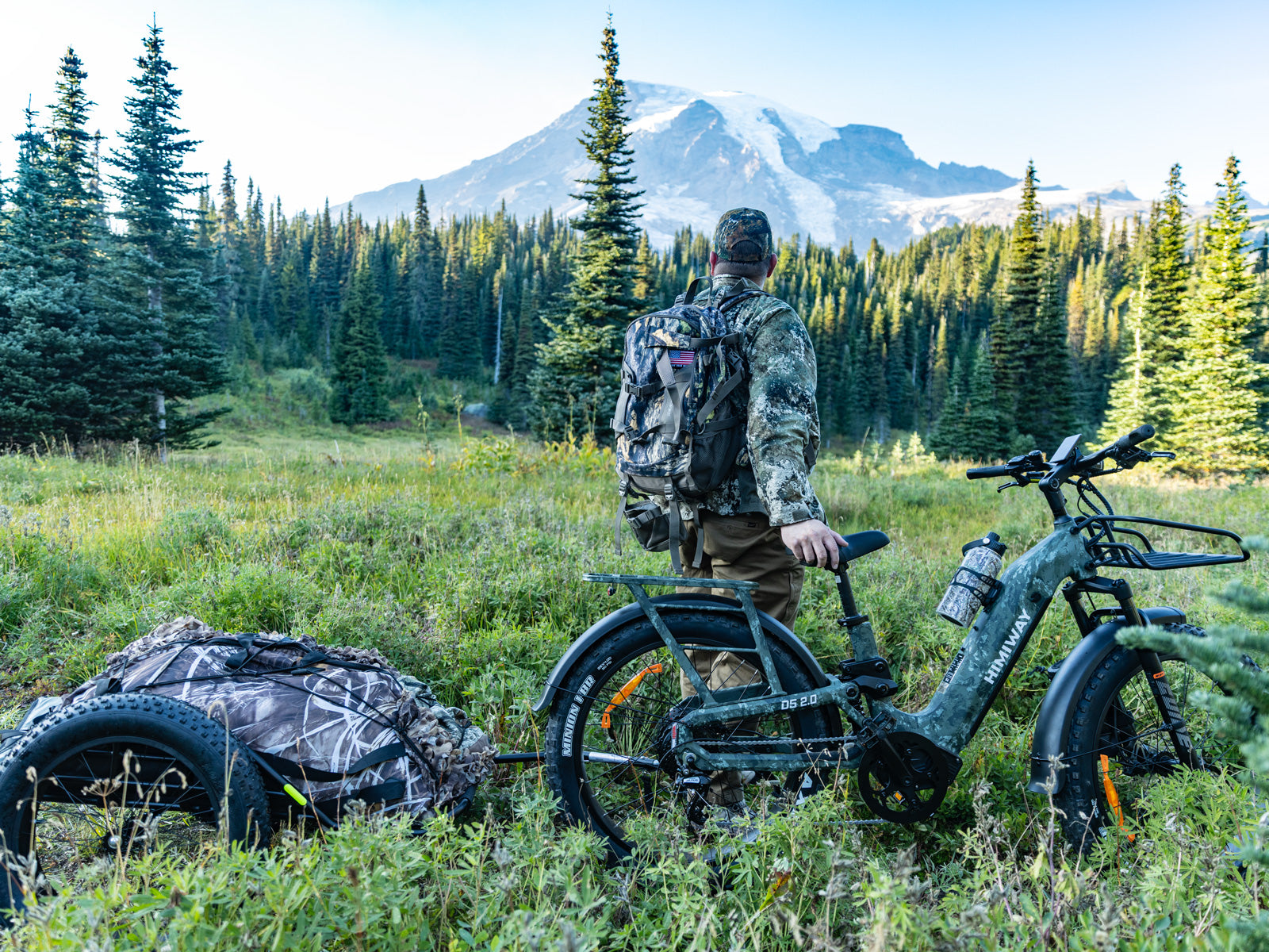 Himiway | D5 Camo All-Terrain Step-Through Fat Tire Mountain Bike