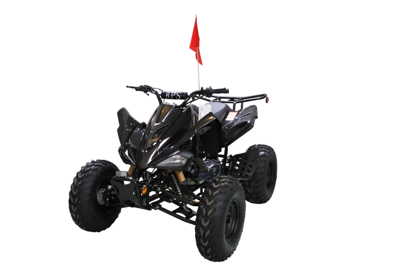 RPS Blizzard 200 Sport ATV - Adult Full Size, 169cc, Automatic with Reverse, 21-Inch Front Tires, Alloy Rims, with Free Battery Charge, up to $49 value