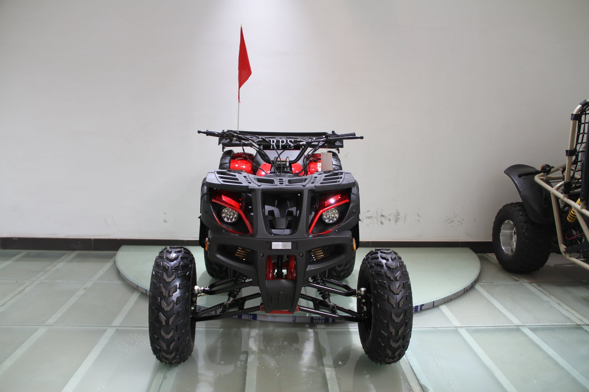 RPS Desert 200 Utility 200ATV-21 Adult ATV - 149cc, Automatic, Reverse, 21" Tires, Dual Racks, LED Lights with Free Battery Charge, up to $49 value