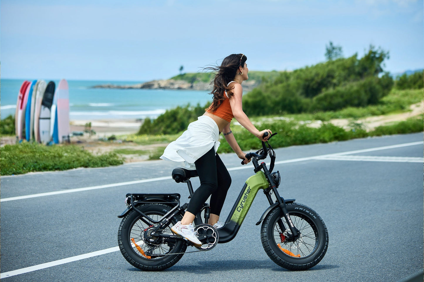 Cyrusher | Kommoda 3.0 Fat Tire Step-Through E-Bike