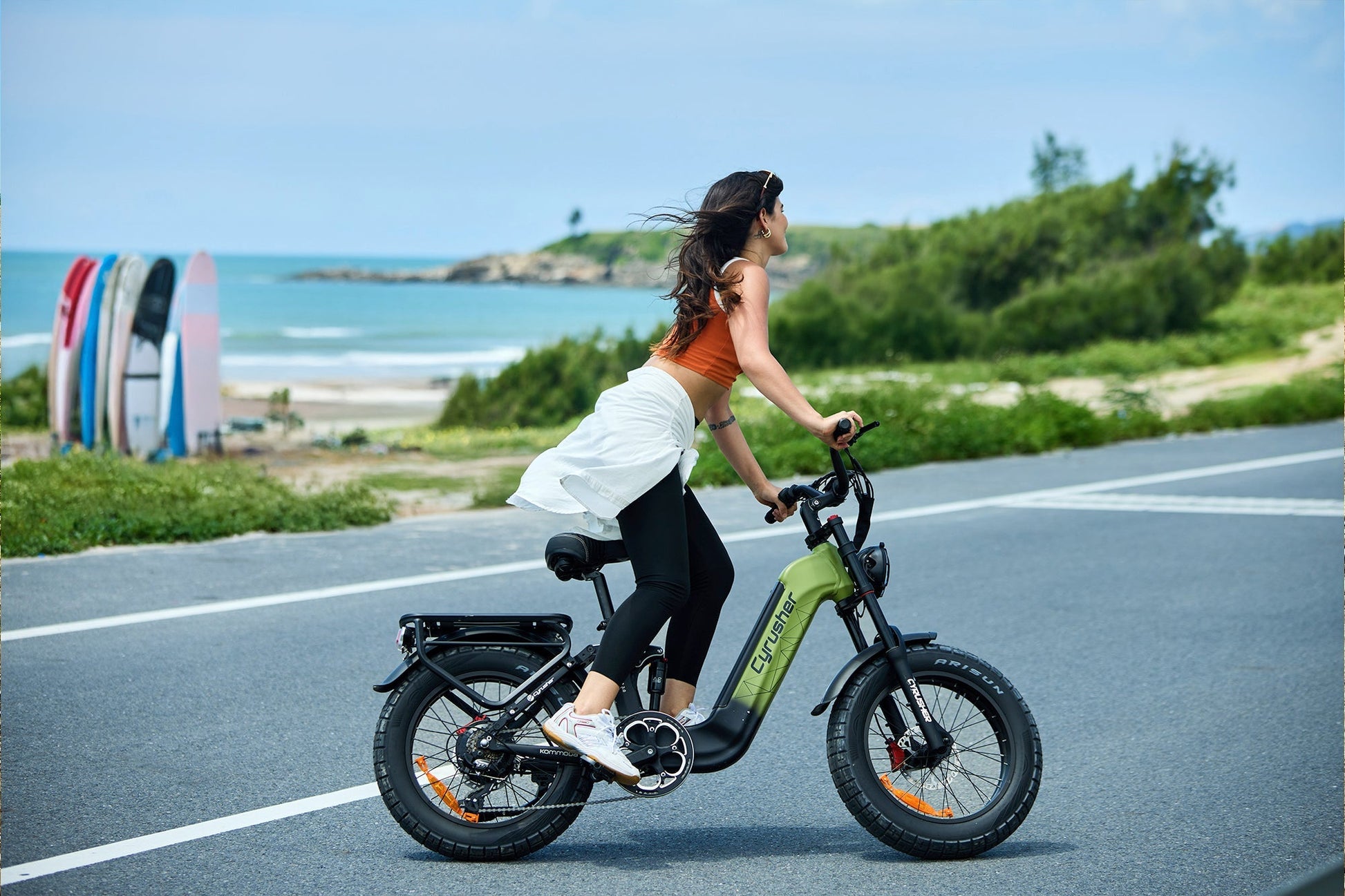 Cyrusher | Kommoda 3.0 Fat Tire Step-Through E-Bike