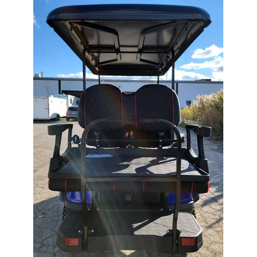 48V Electric Golf Cart 4 Seater Lifted Renegade Edition Utility Golf UTV Compare To Coleman Kandi 4p - Blue