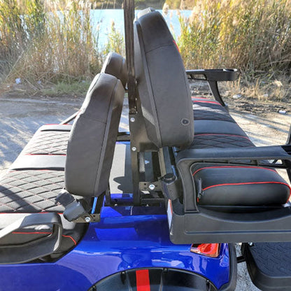 48V Electric Golf Cart 4 Seater Lifted Renegade Edition Utility Golf UTV Compare To Coleman Kandi 4p - Silver