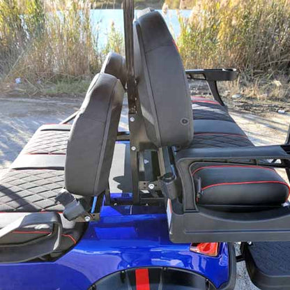 48V Electric Golf Cart 4 Seater Lifted Renegade Edition Utility Golf UTV Compare To Coleman Kandi 4p - White