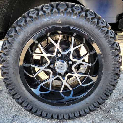 48V Electric Golf Cart 4 Seater Lifted Renegade Edition Utility Golf UTV Compare To Coleman Kandi 4p - White