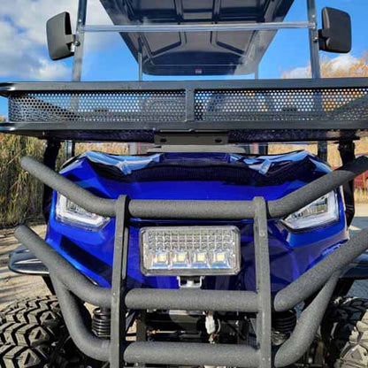 48V Electric Golf Cart 4 Seater Lifted Renegade Edition Utility Golf UTV Compare To Coleman Kandi 4p - White