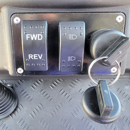 48V Electric Golf Cart 4 Seater Lifted Renegade Edition Utility Golf UTV Compare To Coleman Kandi 4p - Blue