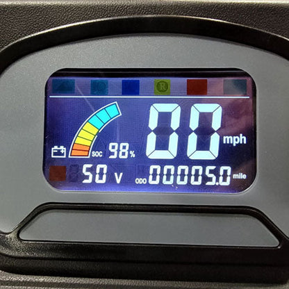 48V Electric Golf Cart 4 Seater Lifted Renegade Edition Utility Golf UTV Compare To Coleman Kandi 4p - Blue