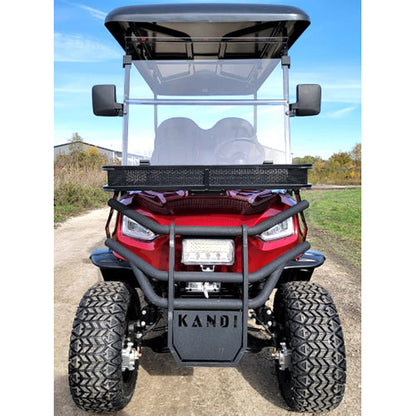48V Electric Golf Cart 4 Seater Lifted Renegade Edition Utility Golf UTV Compare To Coleman Kandi 4p - Red