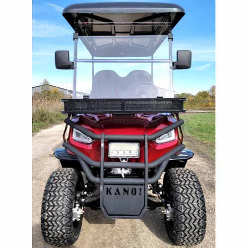 48V Electric Golf Cart 4 Seater Lifted Renegade Edition Utility Golf UTV Compare To Coleman Kandi 4p - White